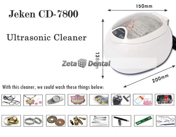 Jeken® 0.6L Ultrasonic Cleaner CD-7800